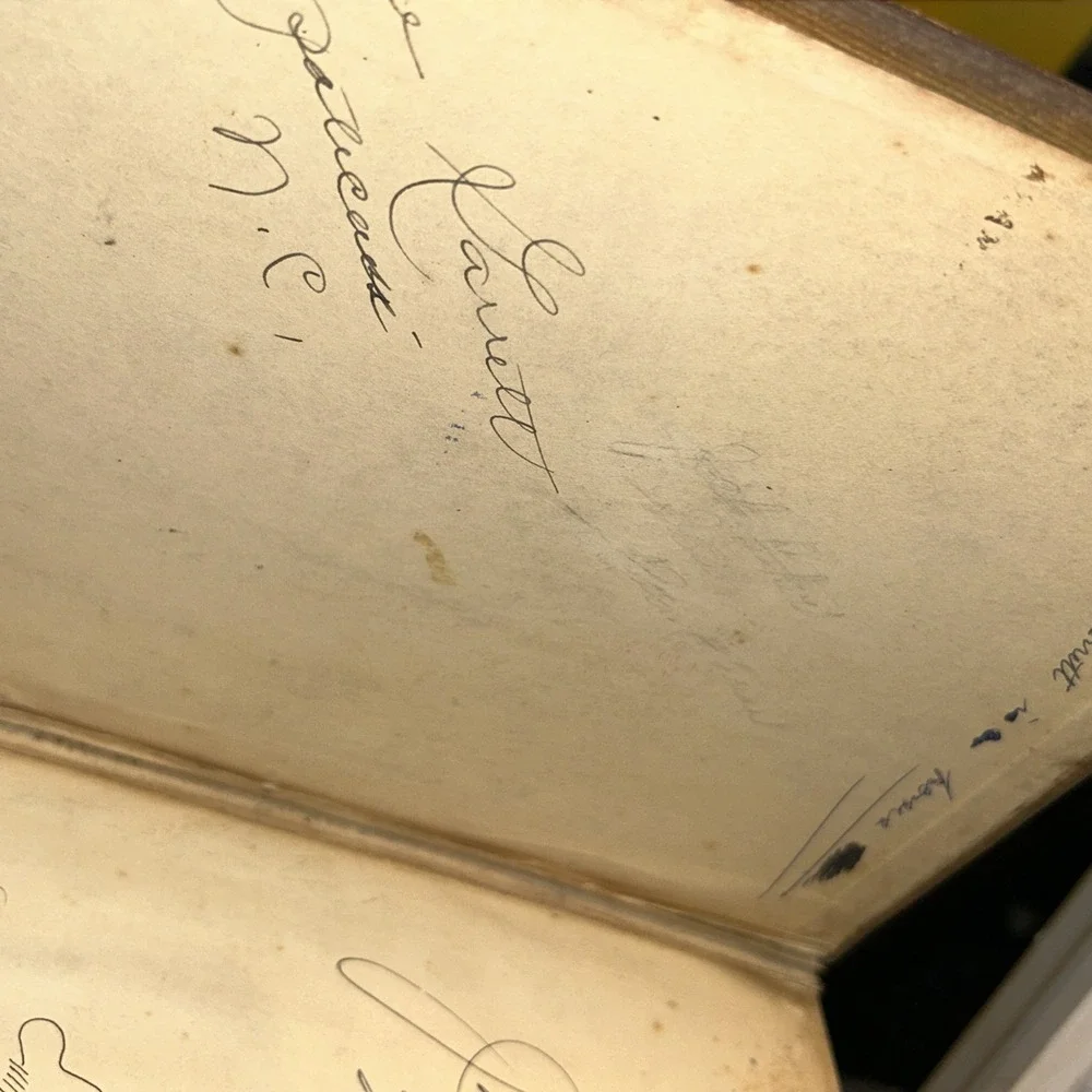 RARE 1926 Law Notes Given at Wake Forest College by Robert E Lee, North Carolina
